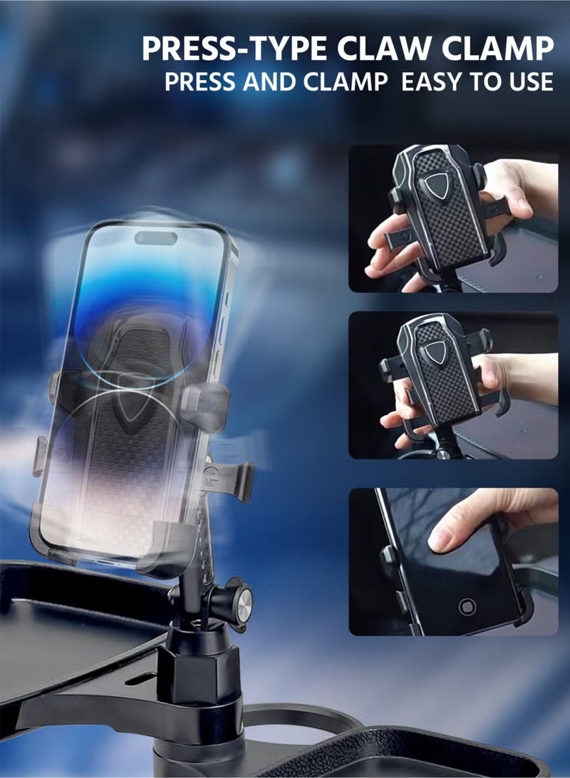 Mobile Holder For Car,Car Phone Holder with Cup Holder Expandable Base,2-in-1 Car Phone Holder - Image 5